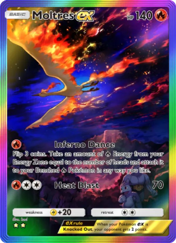 Moltres ex · Genetic Apex 274/226