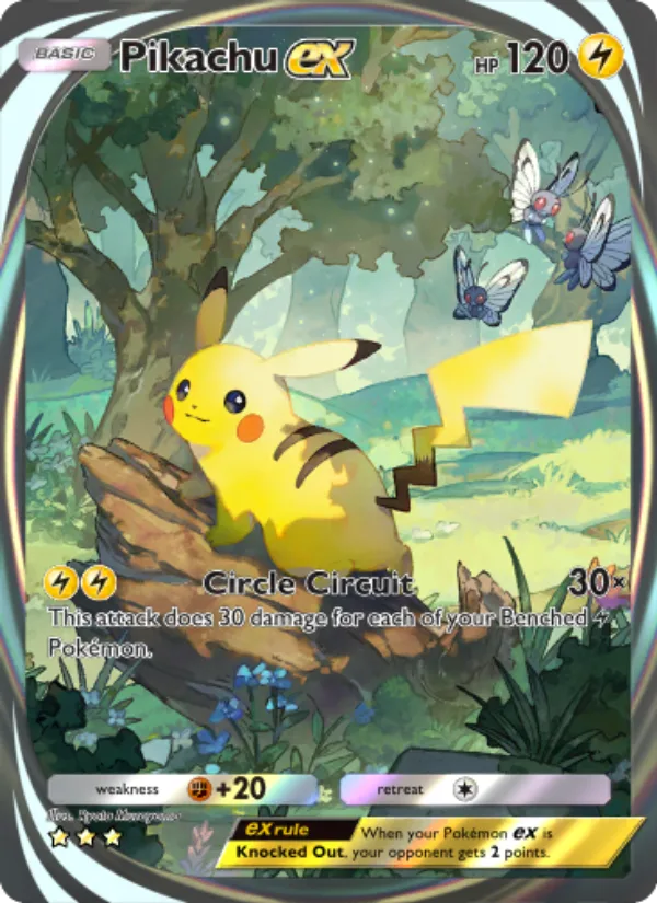 Pikachu ex · Genetic Apex 281/226