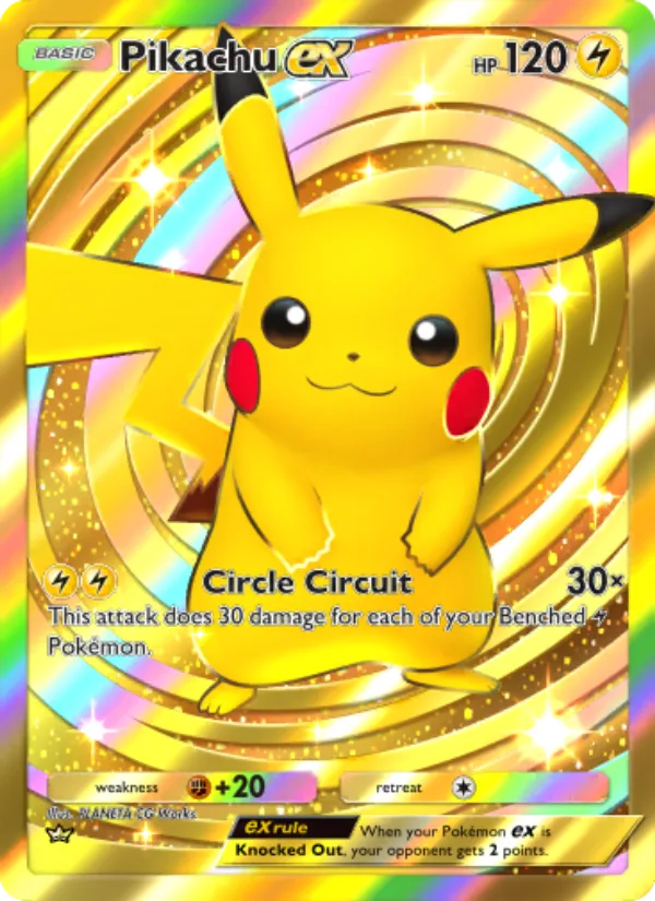 Pikachu ex · Genetic Apex 285/226
