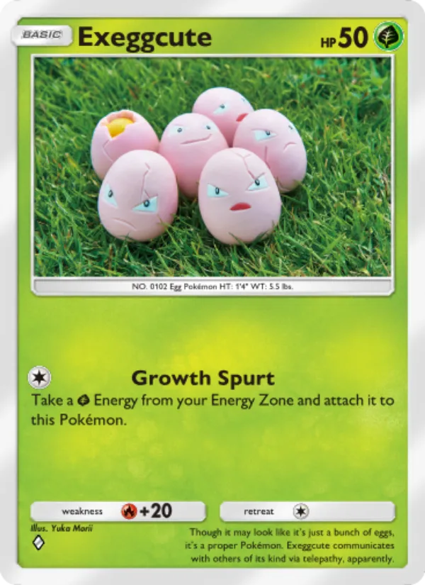 Exeggcute · Mythical Island 001/68
