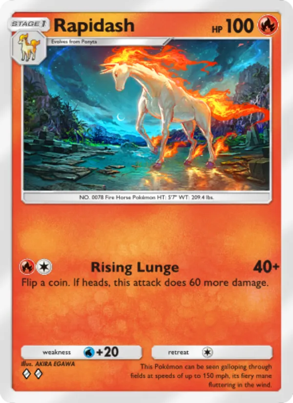 Rapidash · Mythical Island 011/68