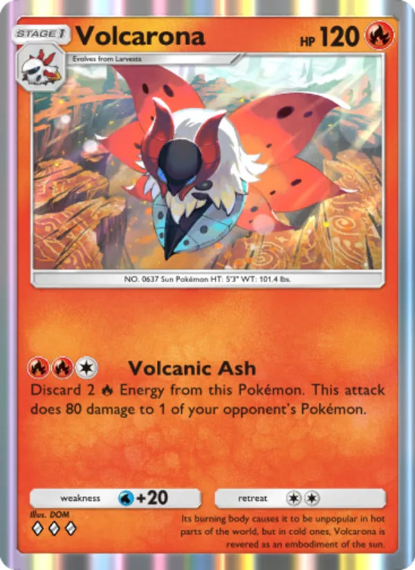 Volcarona · Mythical Island 014/68