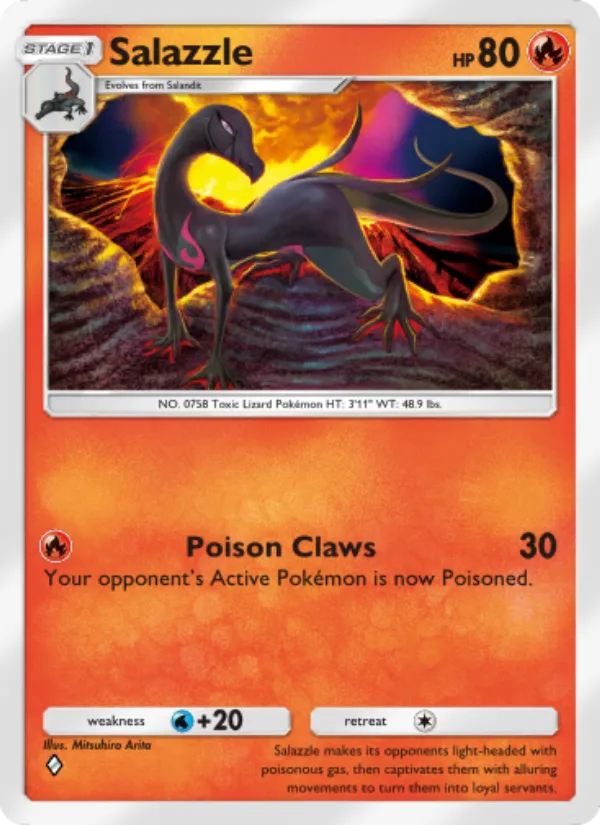 Salazzle · Mythical Island 016/68