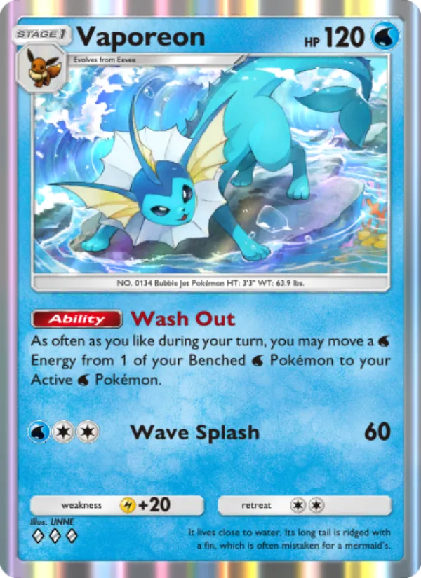 Vaporeon · Mythical Island 019/68
