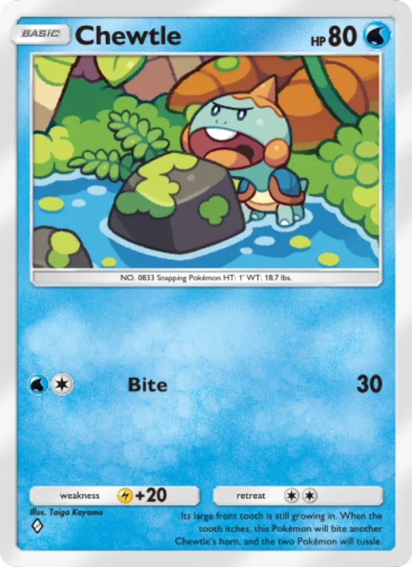 Chewtle · Mythical Island 022/68
