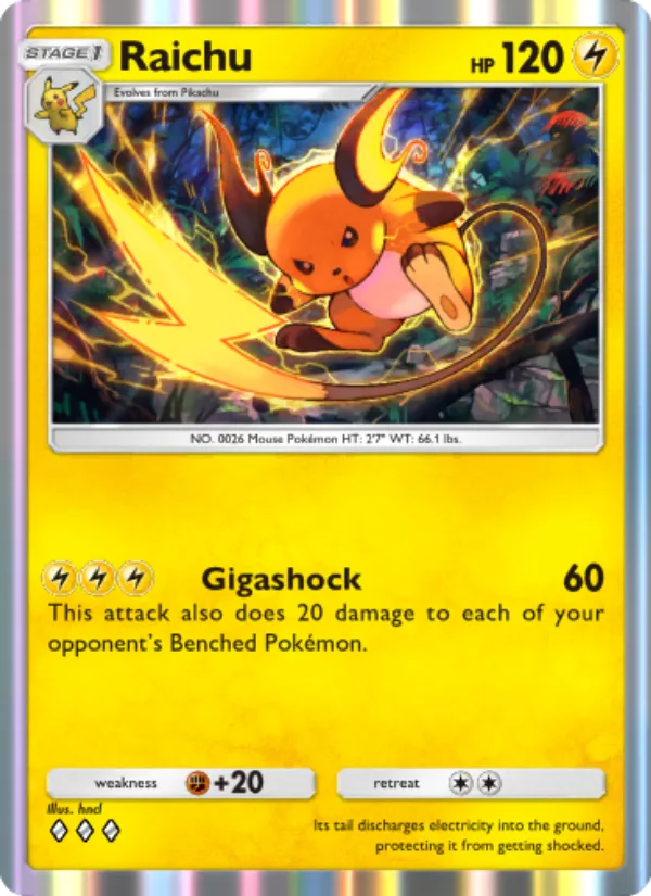 Raichu · Mythical Island 026/68