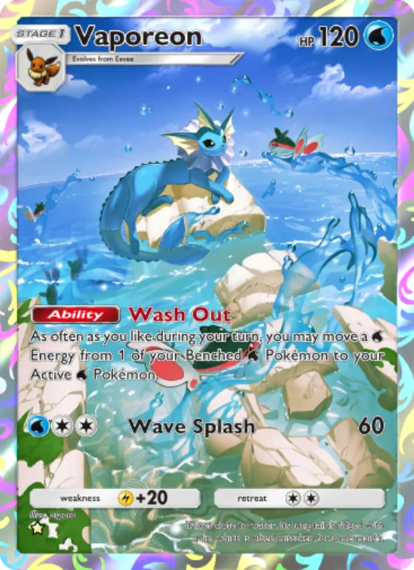 Vaporeon · Mythical Island 072/68