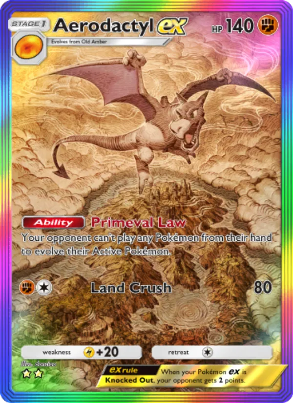 Aerodactyl ex · Mythical Island 084/68