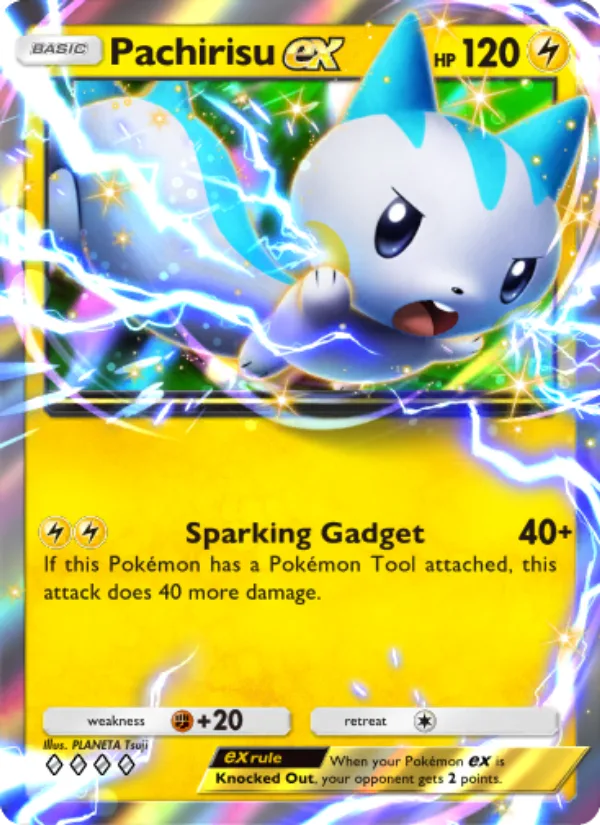Pachirisu ex · Space-Time Smackdown 061/140