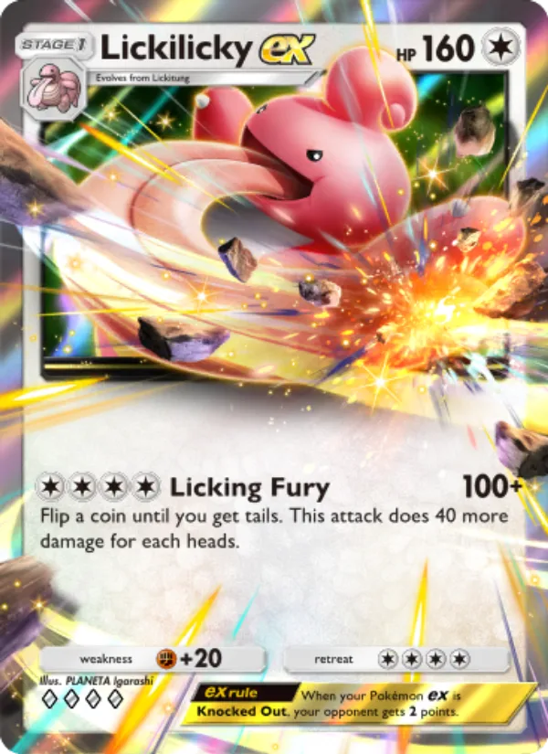 Lickilicky ex · Space-Time Smackdown 125/140