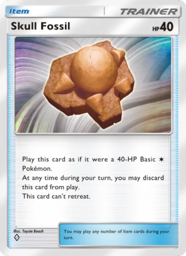 Skull Fossil · Space-Time Smackdown 144/140