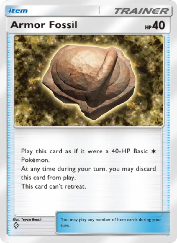 Armor Fossil · Space-Time Smackdown 145/140