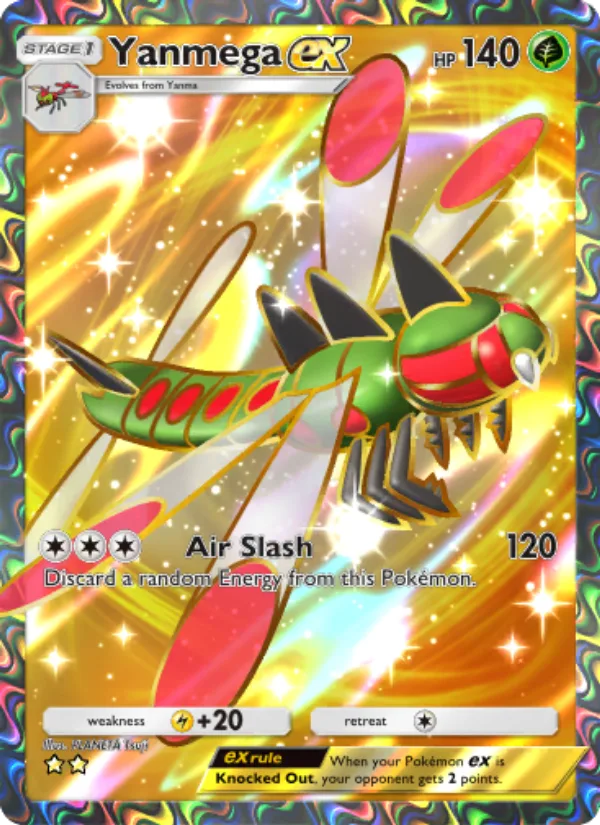 Yanmega ex · Space-Time Smackdown 180/140