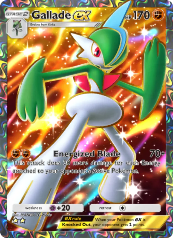 Gallade ex · Space-Time Smackdown 185/140