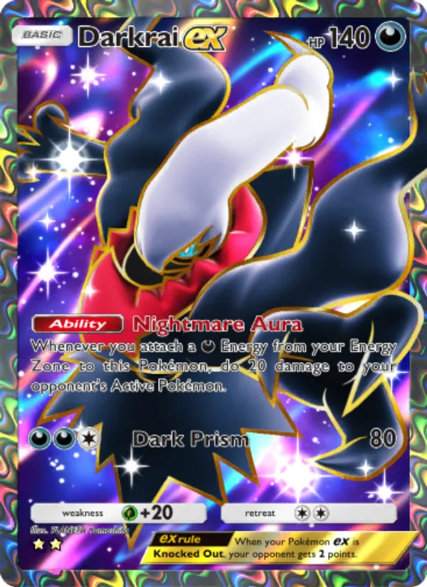 Darkrai ex · Space-Time Smackdown 187/140