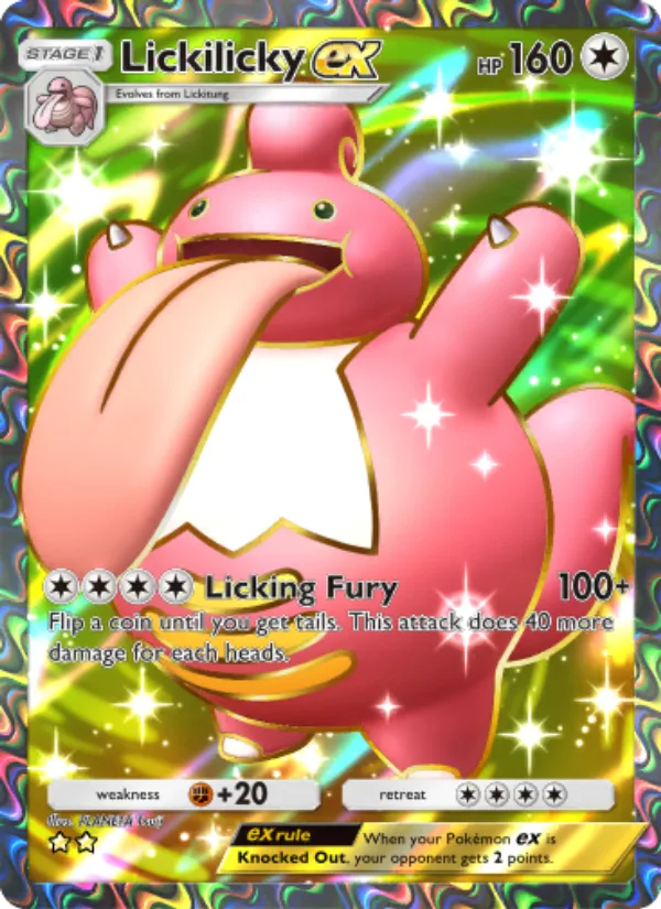 Lickilicky ex · Space-Time Smackdown 189/140