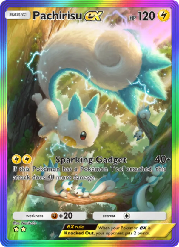 Pachirisu ex · Space-Time Smackdown 198/140