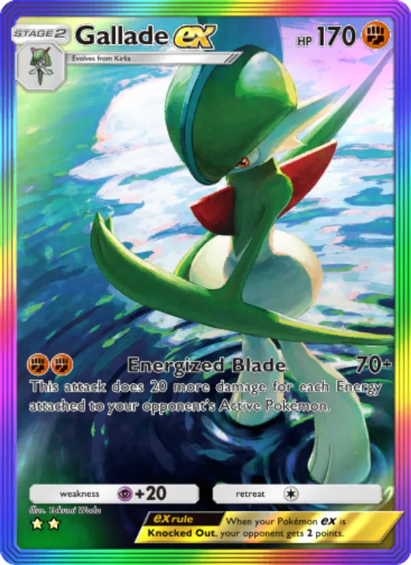 Gallade ex · Space-Time Smackdown 200/140