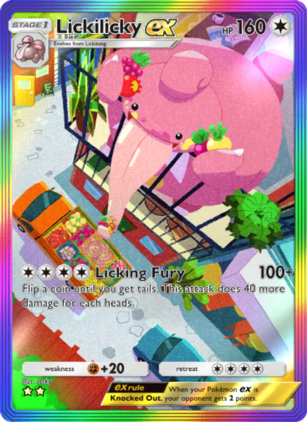 Lickilicky ex · Space-Time Smackdown 203/140