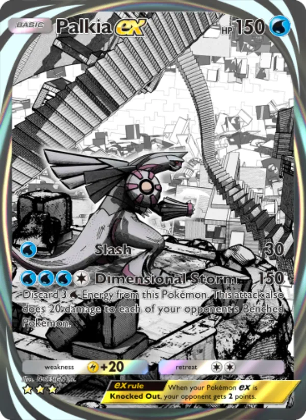 Palkia ex · Space-Time Smackdown 204/140