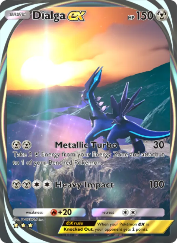 Dialga ex · Space-Time Smackdown 205/140