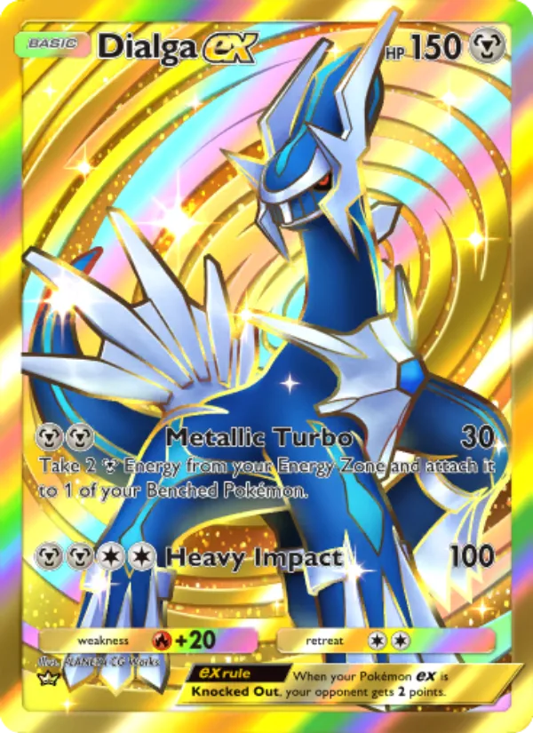 Dialga ex · Space-Time Smackdown 207/140