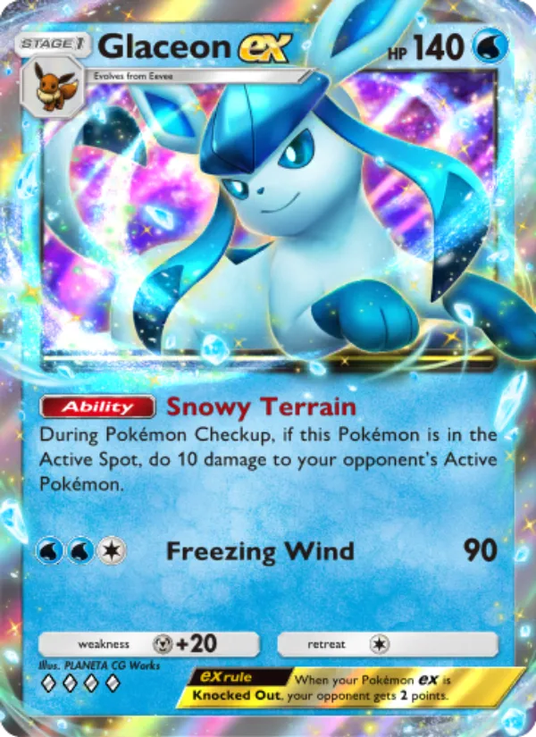 Glaceon ex · Triumphant Light 022/75