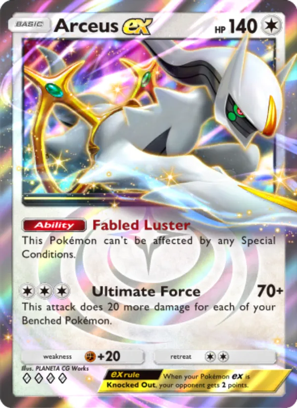 Arceus ex · Triumphant Light 071/75