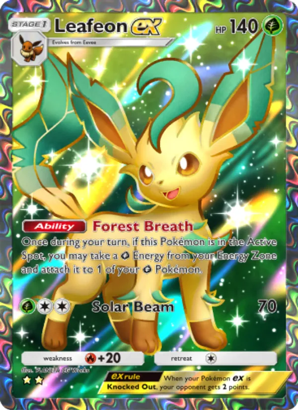 Leafeon ex · Triumphant Light 082/75