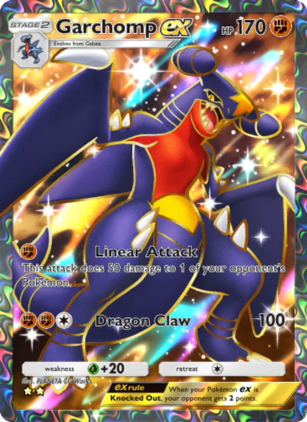 Garchomp ex · Triumphant Light 084/75