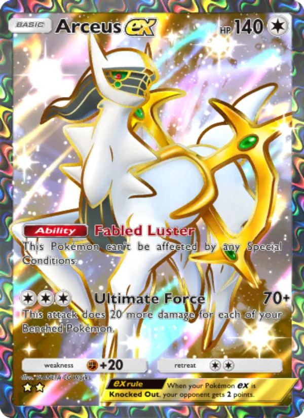 Arceus ex · Triumphant Light 086/75