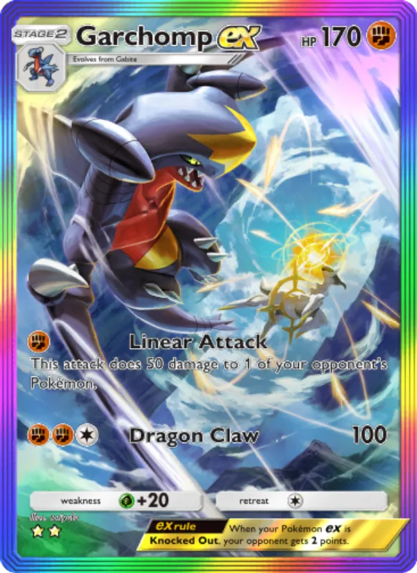 Garchomp ex · Triumphant Light 093/75