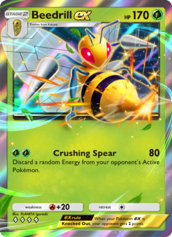 Beedrill ex · Shining Revelry 003/72