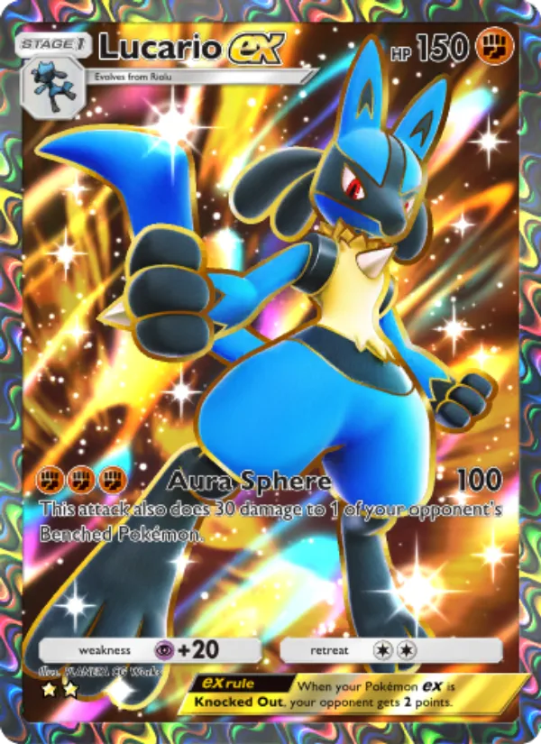 Lucario ex · Shining Revelry 084/72