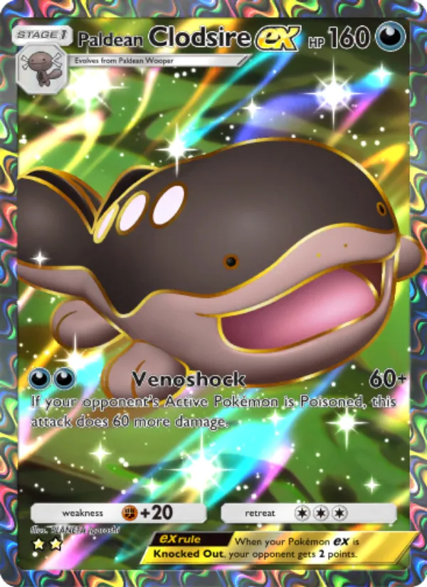 Paldean Clodsire ex · Shining Revelry 085/72