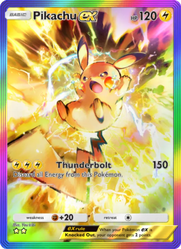 Pikachu ex · Shining Revelry 092/72