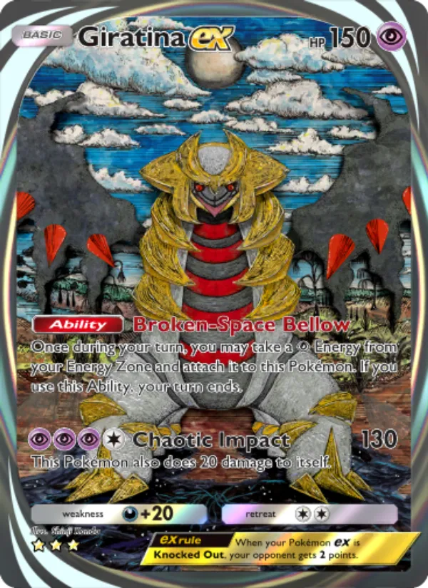 Giratina ex · Shining Revelry 096/72