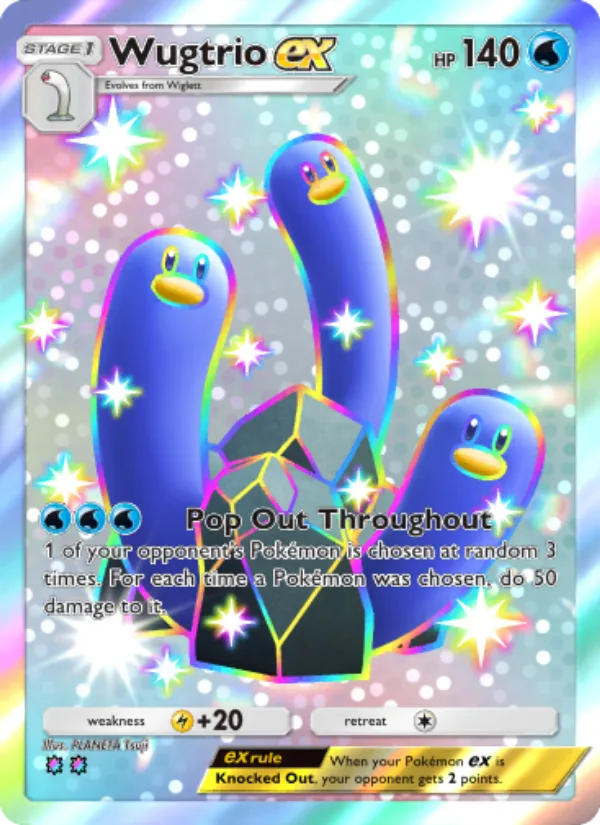 Wugtrio ex · Shining Revelry 109/72