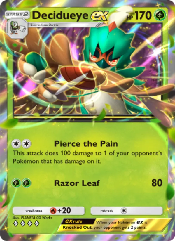 Decidueye ex · Celestial Guardians 012/155