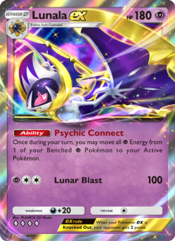 Lunala ex · Celestial Guardians 087/155