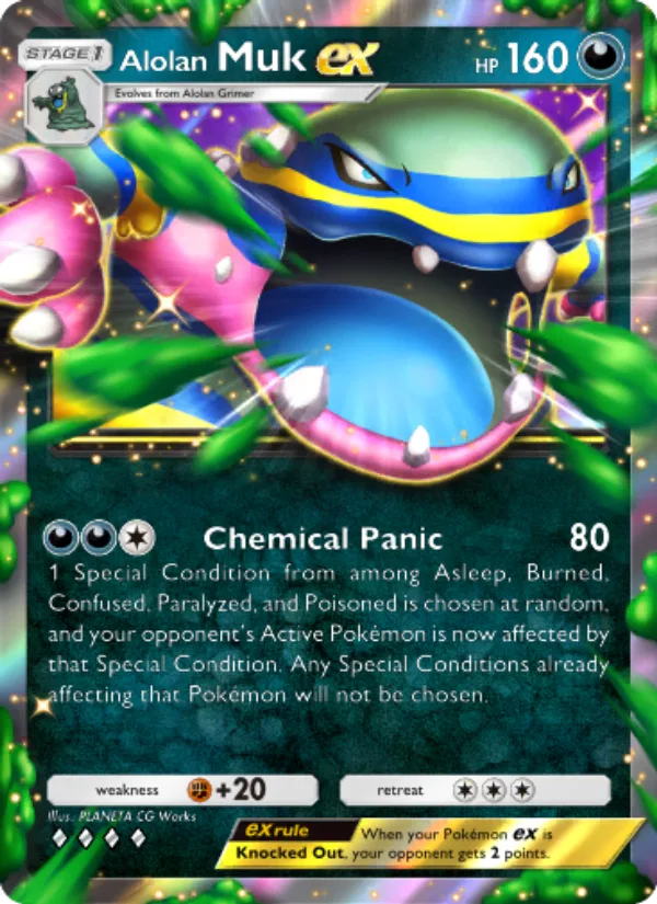Alolan Muk ex · Celestial Guardians 111/155