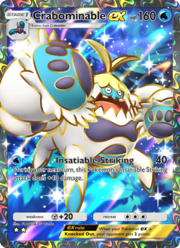 Crabominable ex · Celestial Guardians 183/155