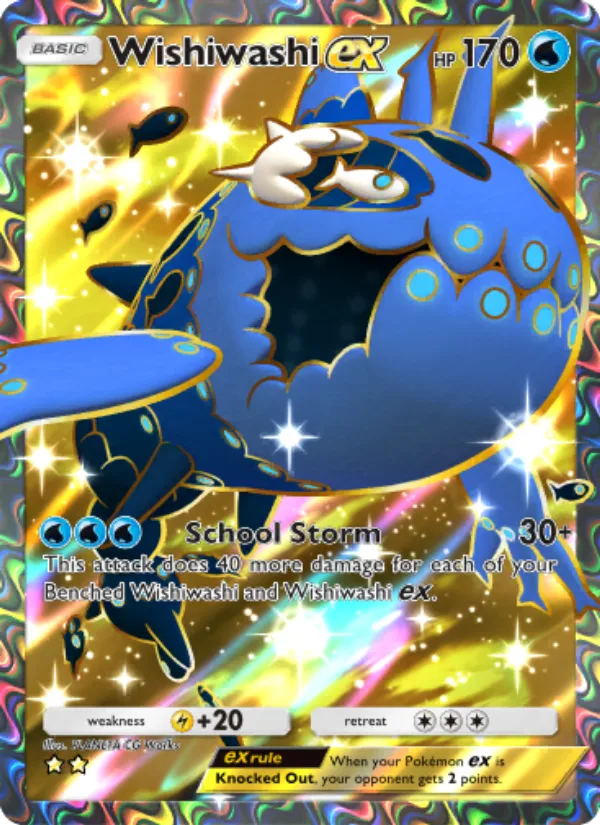 Wishiwashi ex · Celestial Guardians 184/155