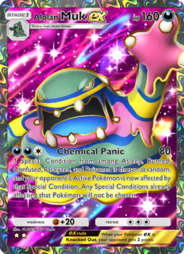 Alolan Muk ex · Celestial Guardians 188/155