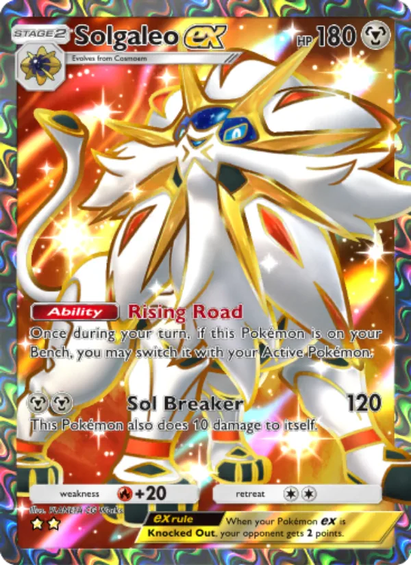 Solgaleo ex · Celestial Guardians 189/155