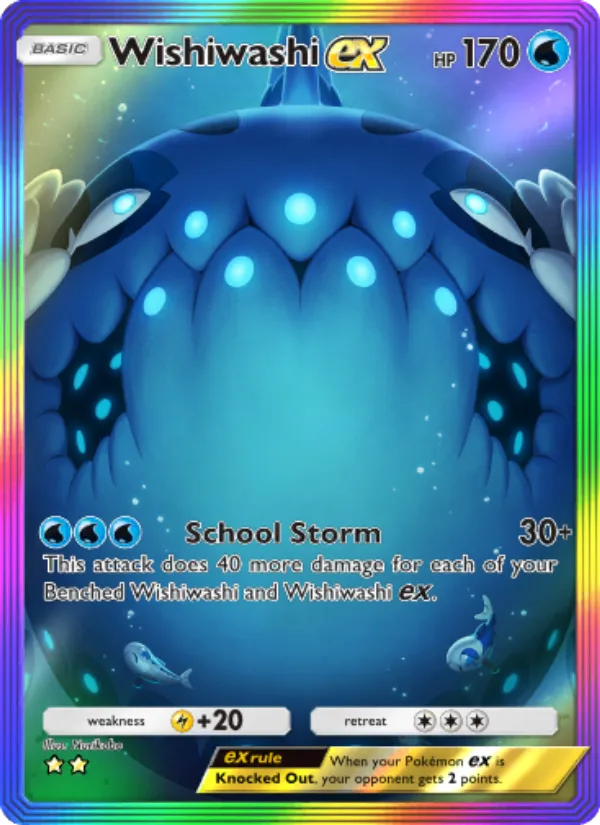 Wishiwashi ex · Celestial Guardians 202/155