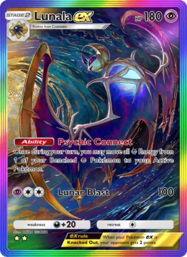 Lunala ex · Celestial Guardians 204/155