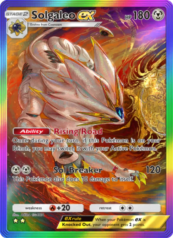 Solgaleo ex · Celestial Guardians 207/155