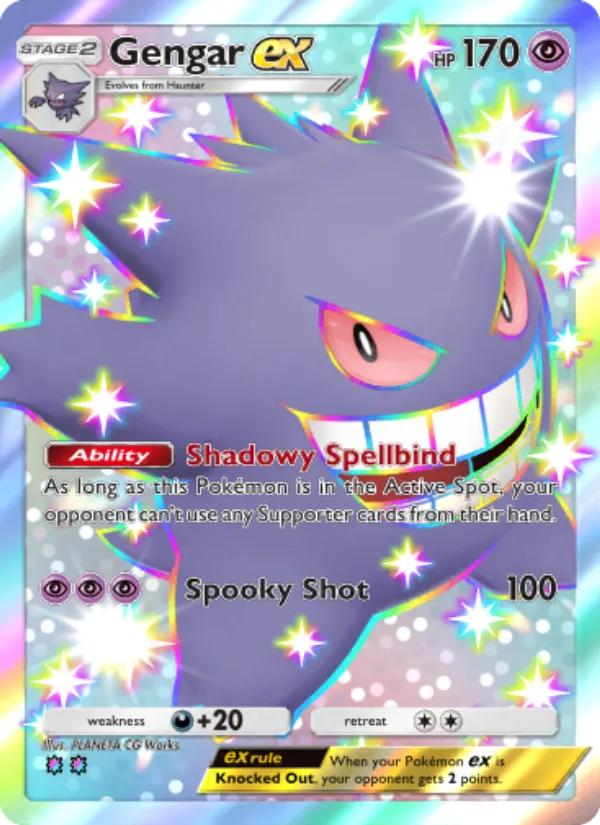 Gengar ex · Celestial Guardians 234/155