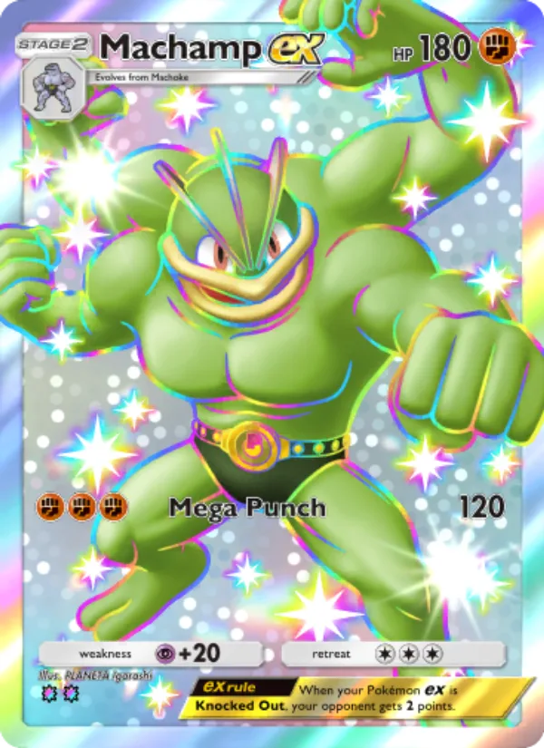 Machamp ex · Celestial Guardians 235/155